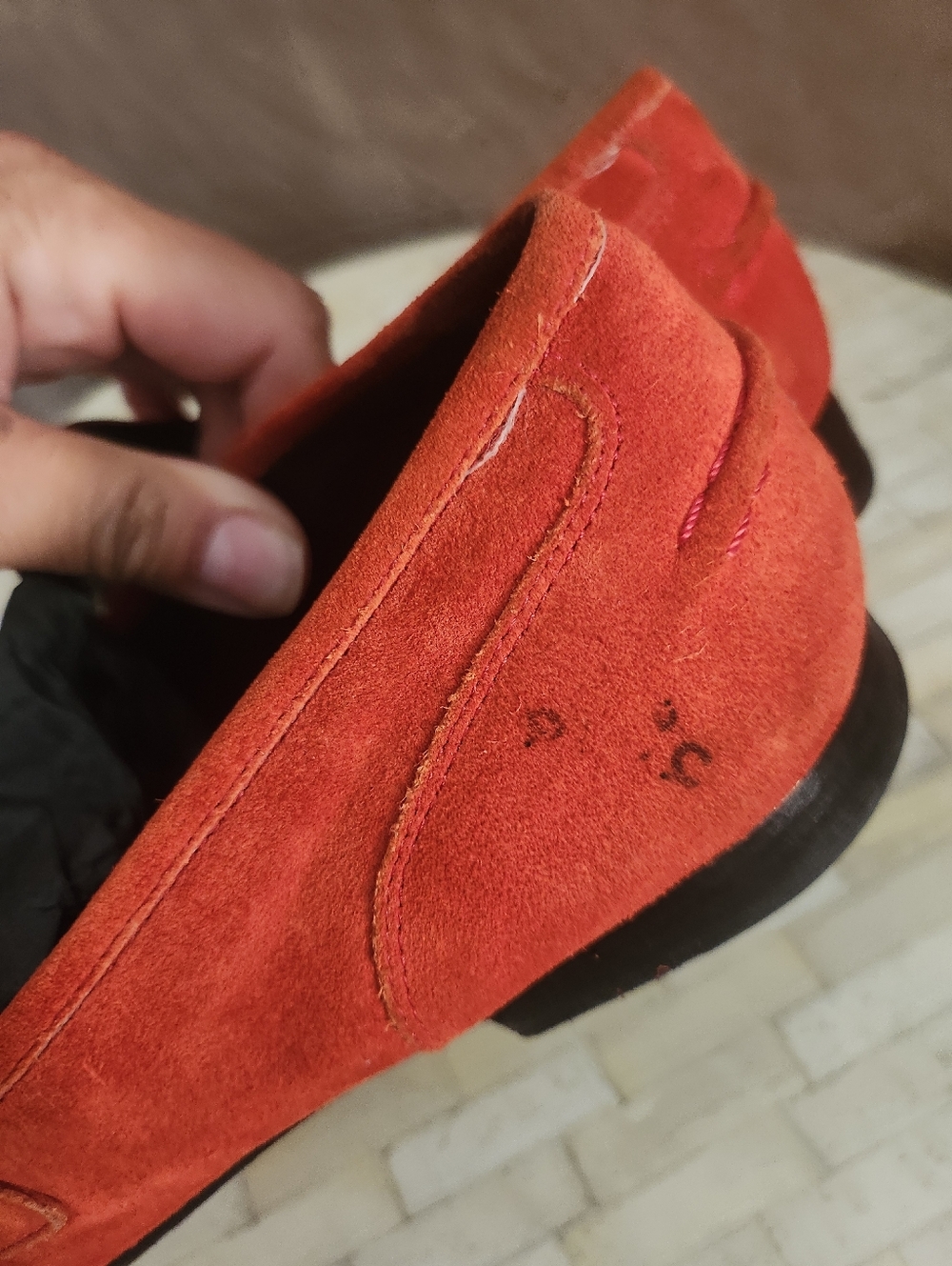 Rag & Bone Logan Cooper suede leather loafers size 39.5 - Picture 7 of 9